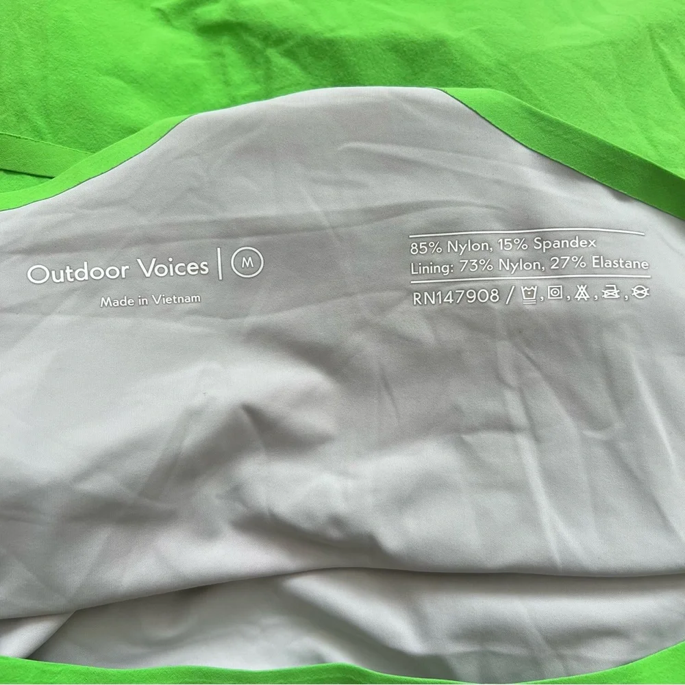 Outdoor Voices Powerpuff Girls Dress Medium Buttercup Green Rare‎ Collab